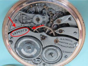 illinois watch company pocket watch serial number lookup