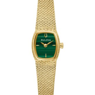 Ladies Bulova Goddess of Time Malachite 97L184