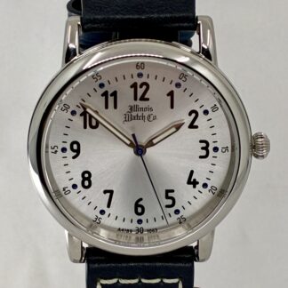 Illinois Watch Company Gents 40mm Silver Dial Wristwatch