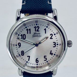 Illinois Watch Company Gents 40mm Silver Dial Wristwatch