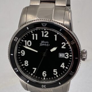 Illinois Watch Company Gents 44mm Titanium Dive Watch