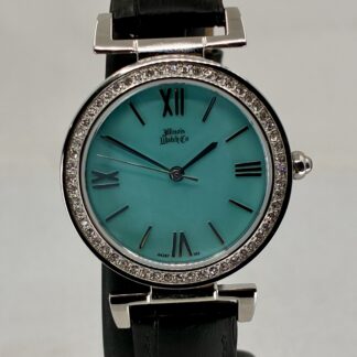 Illinois Watch Company Ladies 32mm Black MOP Classic Wristwatch