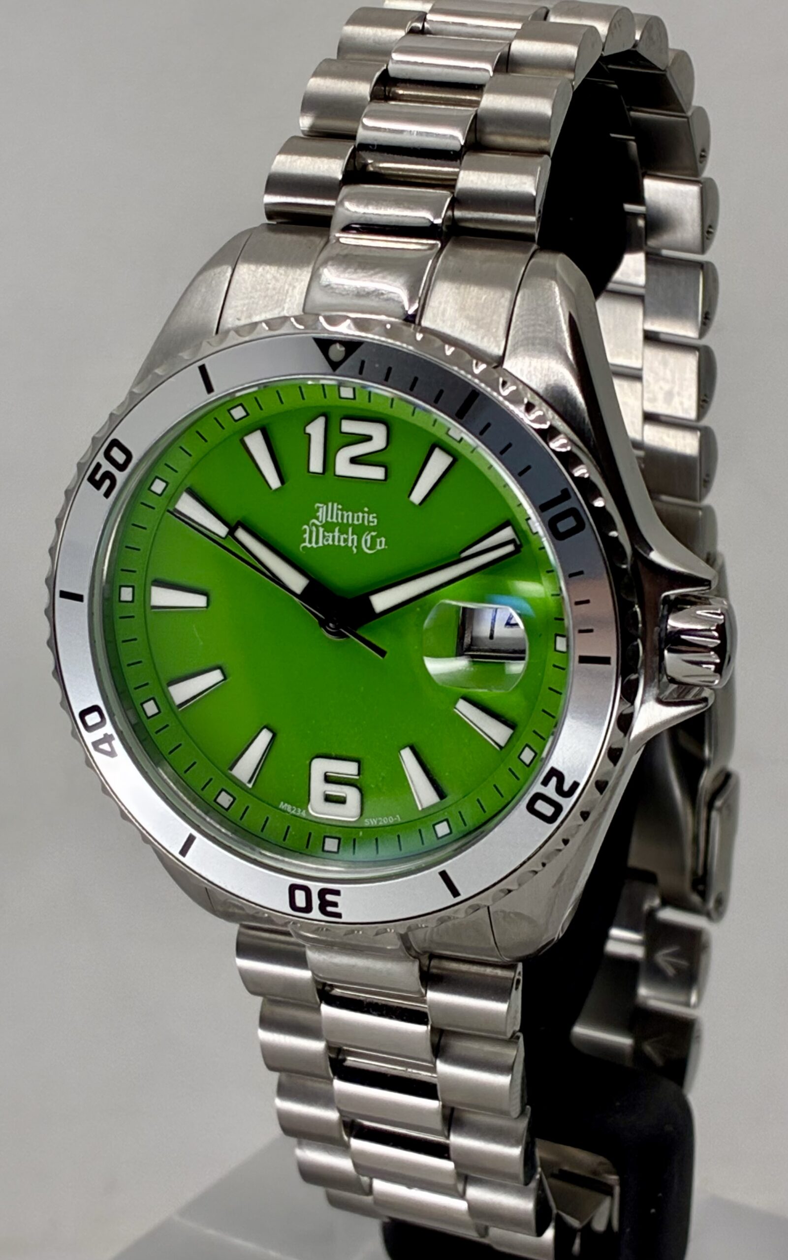 Illinois Watch Company Gents 41mm Automatic Dive Watch - Image 7